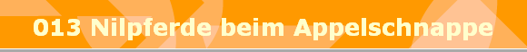 013 Nilpferde beim Appelschnappe