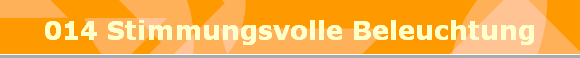 014 Stimmungsvolle Beleuchtung