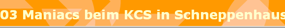 03 Maniacs beim KCS in Schneppenhausen 2016