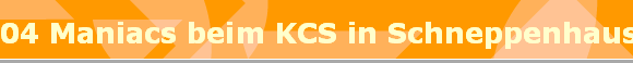 04 Maniacs beim KCS in Schneppenhausen 2016