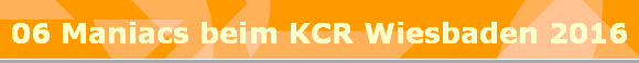 06 Maniacs beim KCR Wiesbaden 2016