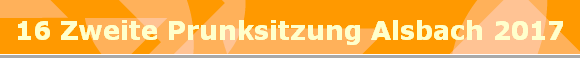 16 Zweite Prunksitzung Alsbach 2017
