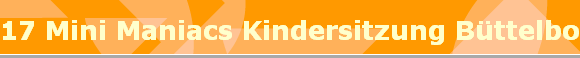 17 Mini Maniacs Kindersitzung Bttelborn