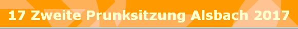 17 Zweite Prunksitzung Alsbach 2017