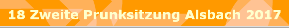 18 Zweite Prunksitzung Alsbach 2017