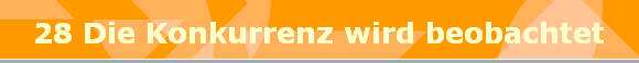 28 Die Konkurrenz wird beobachtet