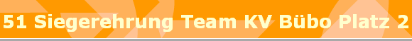 51 Siegerehrung Team KV Bbo Platz 2
