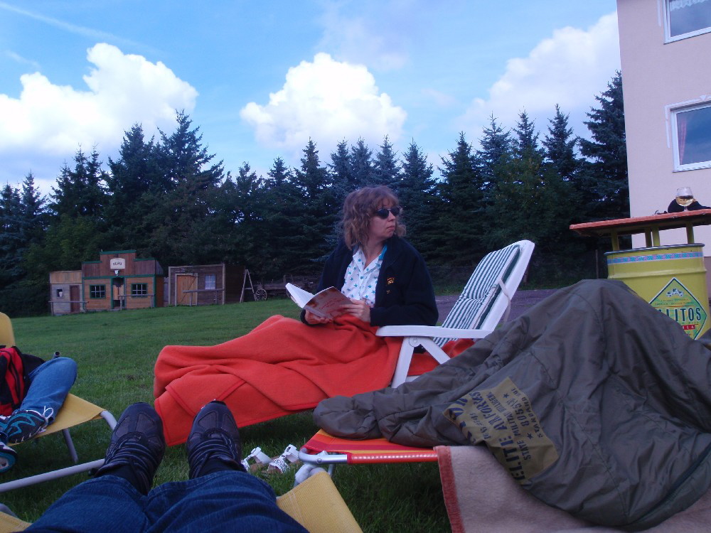 11 Margit bei der Entspannung