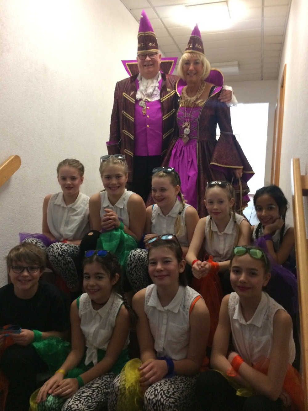 18 Mini Maniacs mit dem Prinzenpaar 2017